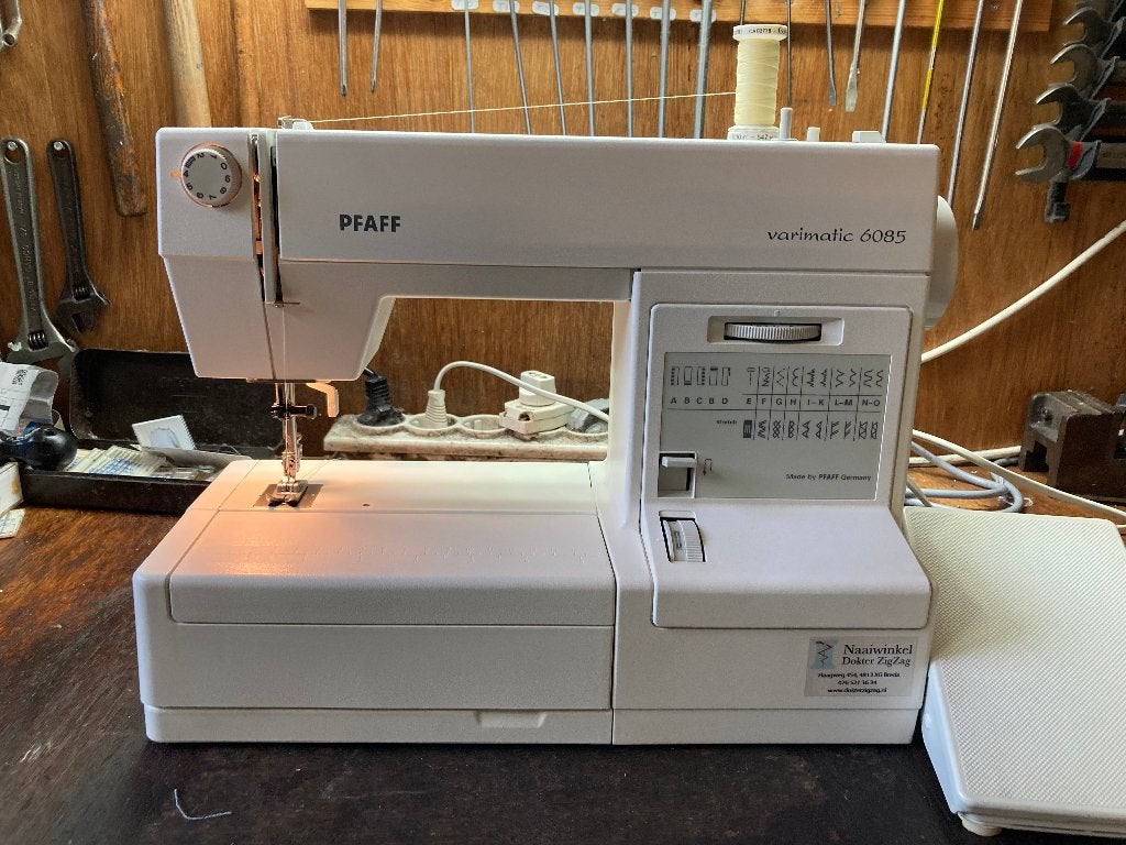 Pfaff Varimatic 6085 naaimachine - kwaliteitsmachine!, Hobby en Vrije tijd, Ophalen of Verzenden, Gebruikt, Naaimachine, Pfaff