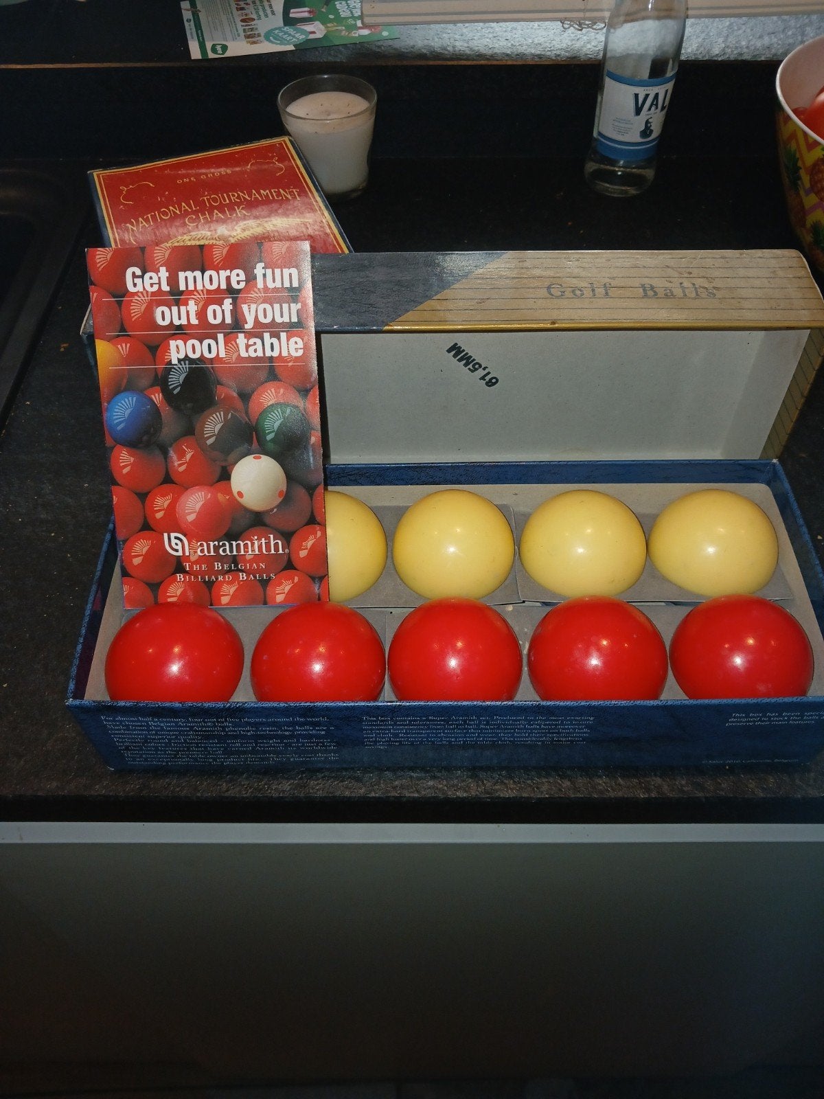biljartballen aramith, Sports & Fitness, Billards & Billards américains, Enlèvement, Comme neuf, Queue ou Boules