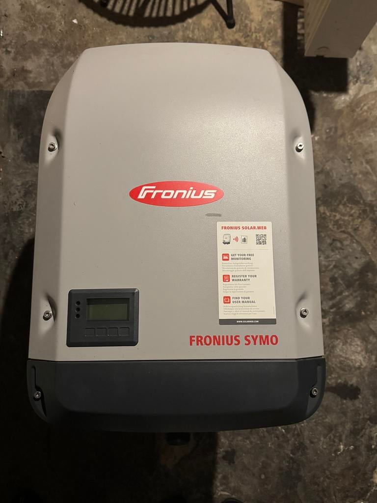 Omvormer fronius, Ophalen, Zo goed als nieuw
