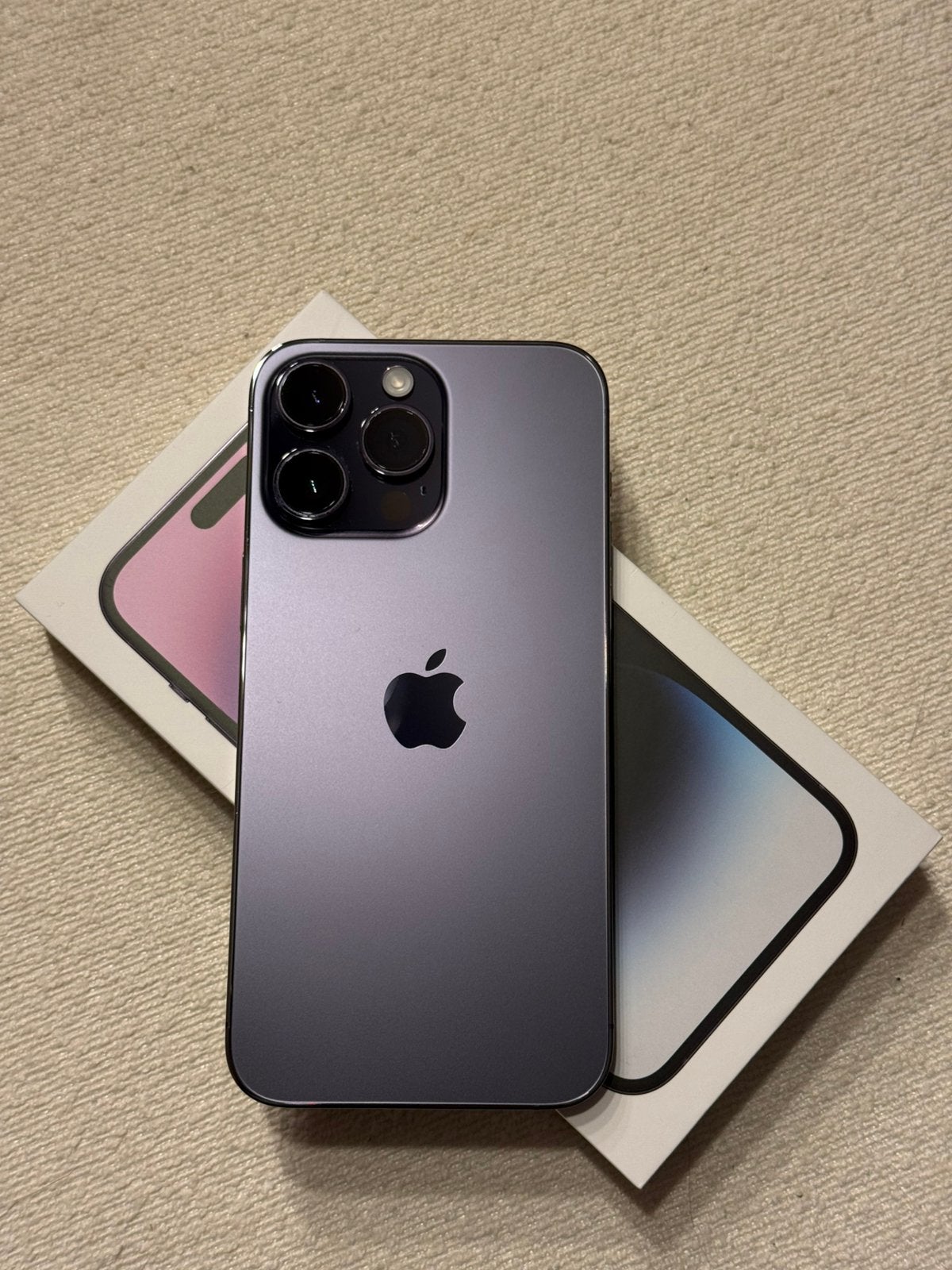 Iphone 14 Pro Max 256 GB Deep Purple - perfecte staat, Télécoms, 256 GB, Comme neuf, Enlèvement, Violet