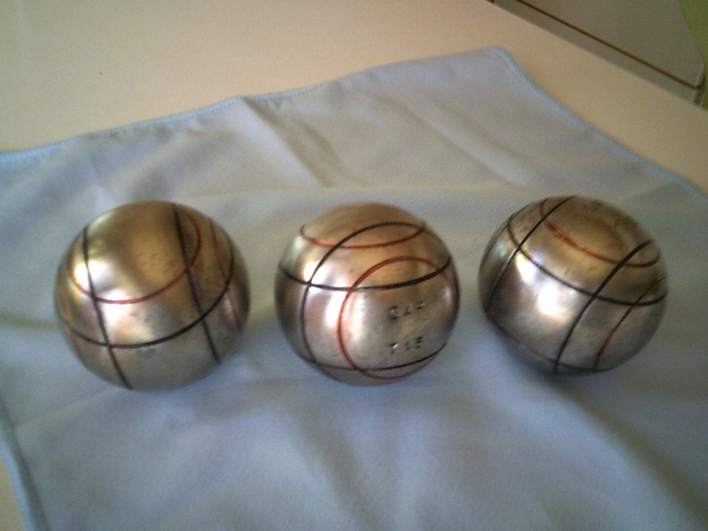Pétanque avec cachet de la marque, Enlèvement ou Envoi, Comme neuf