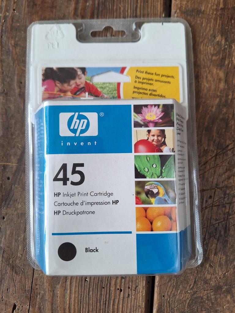 HP black 45 inktpatroon, Computers en Software, Ophalen of Verzenden