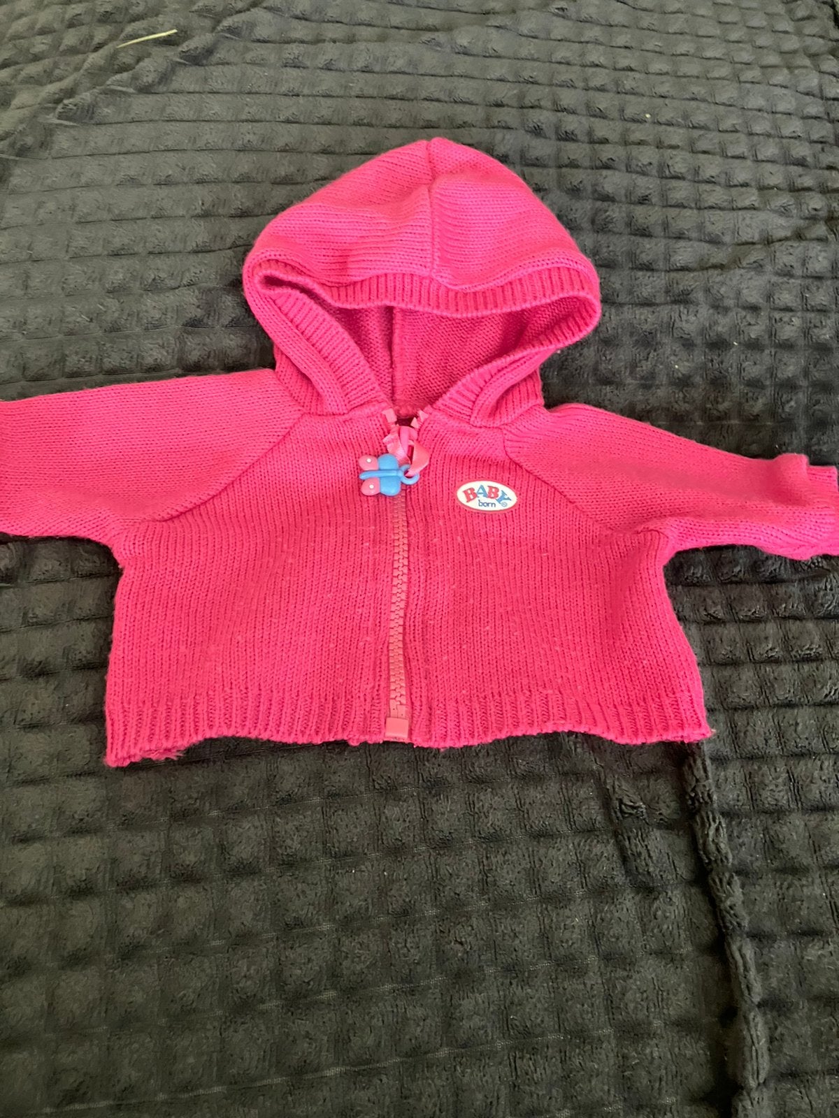 Cardigan met kap baby born zapf creation voor pop 43 cm, Ophalen of Verzenden, Zo goed als nieuw