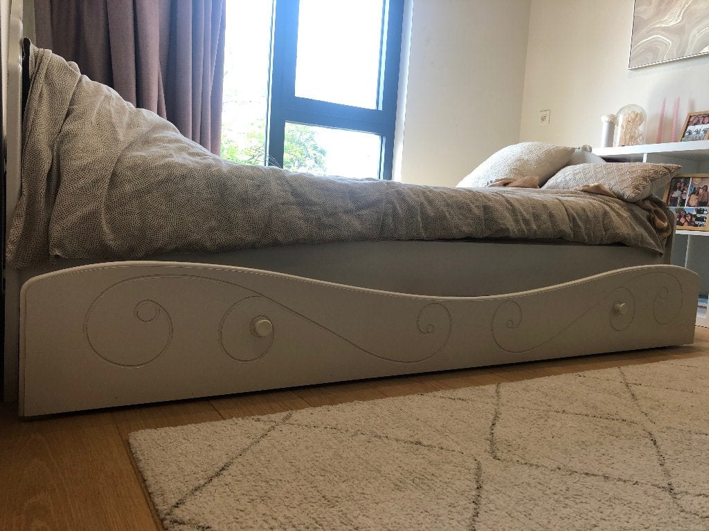 Tiroir de rangement sous lit 1 personne neuf encore emballé, Neuf, 90 cm, Une personne, Enlèvement