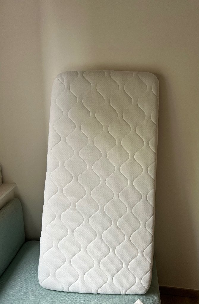 Matras  voor babybedje 60x120 van dreambaby, Ophalen, Jongetje of Meisje, Matrasbeschermer, Wit