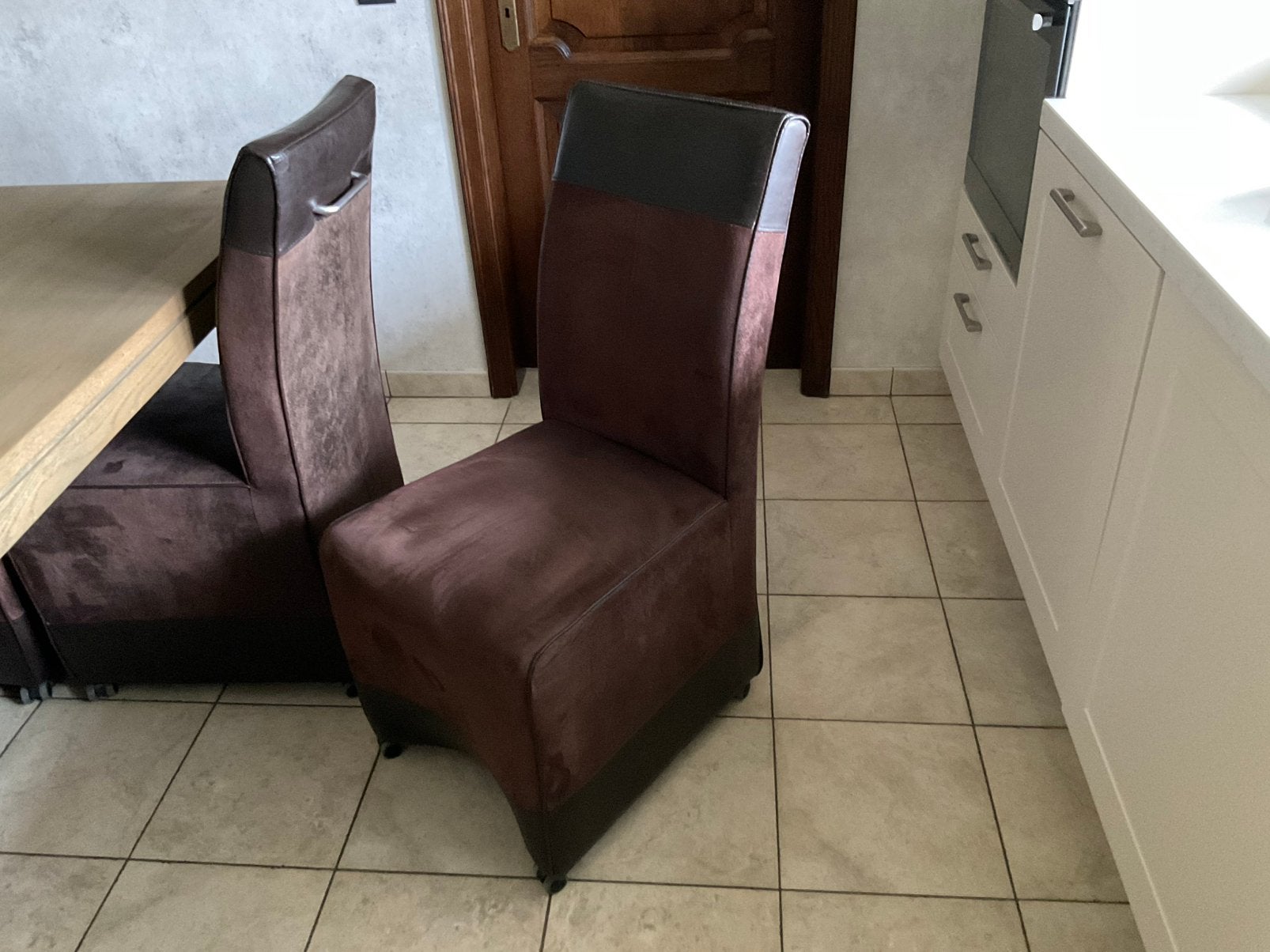 Stoelen, Huis en Inrichting, Ophalen, Bruin, Klassiek, Zo goed als nieuw