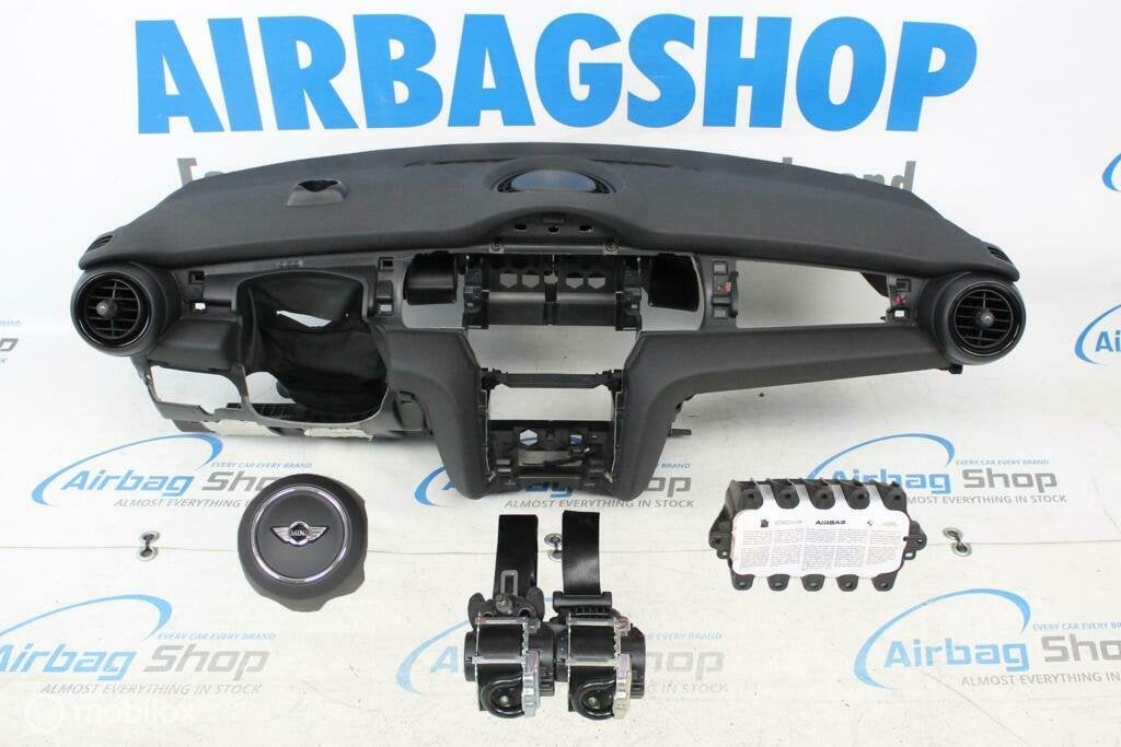 Airbag set Dashboard met klok houder Mini Cooper F55 F56 F57, Gebruikt, Ophalen of Verzenden