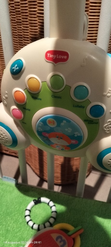 muziekmobiel Tiny Love met 6 verschillende geluiden, Kinderen en Baby's, Ophalen, Gebruikt, Mobiel, Met licht