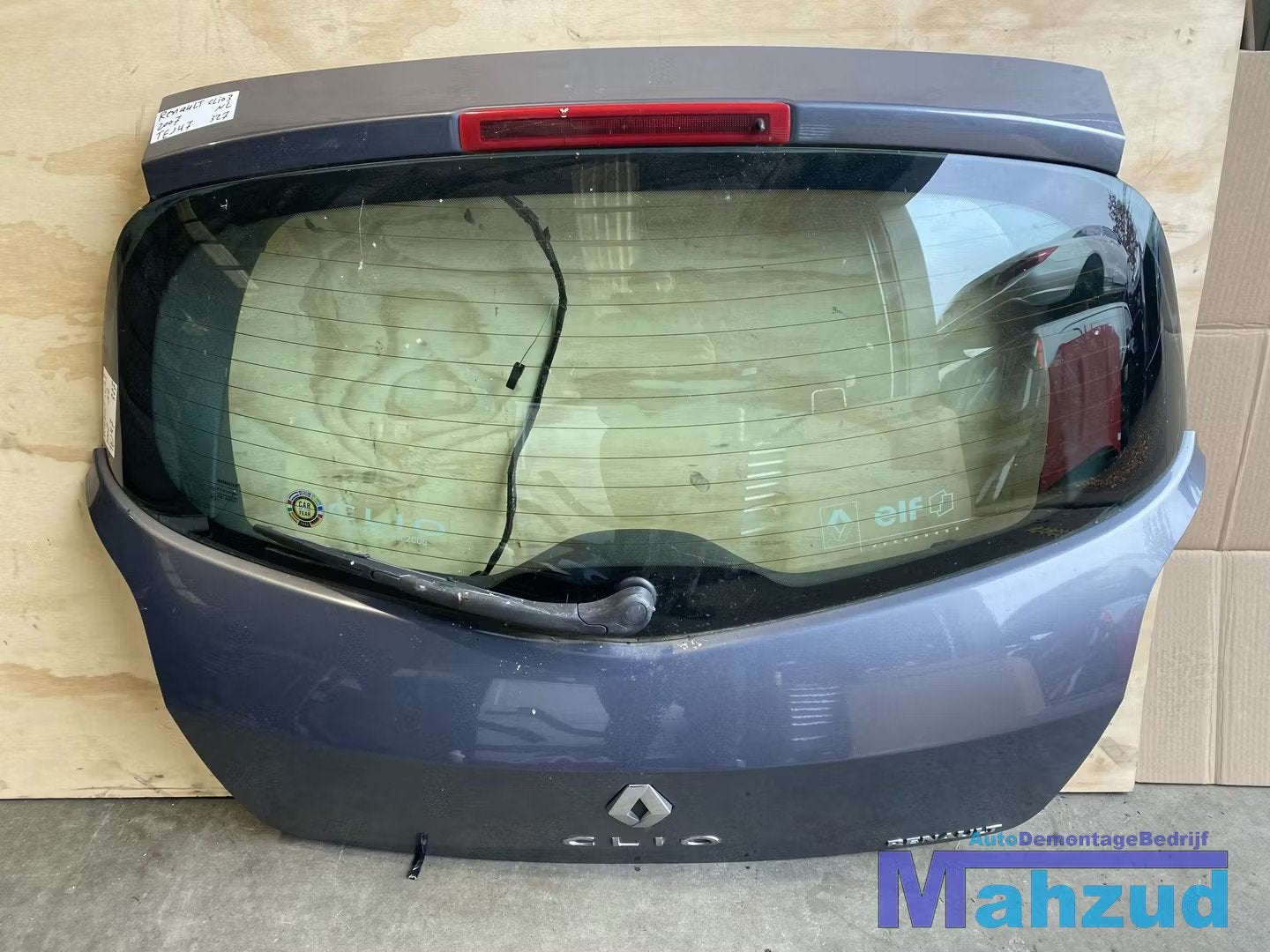 RENAULT CLIO 3 Donker Grijs TEJ47 achterklep 2005-2014, Auto-onderdelen, Renault Group, Gebruikt, Contact.group@renault.com, Achter