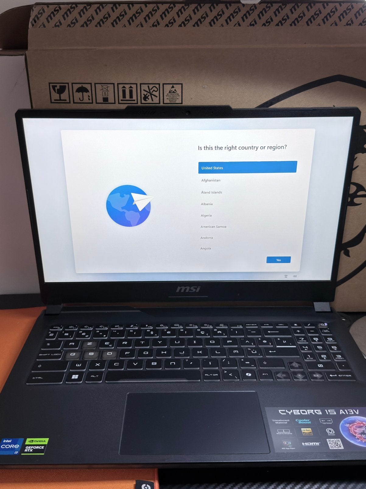 MSI Cyborg 15 A13V - RTX 4060 - 16 Go de RAM - Parfait état, Enlèvement, Utilisé, Gaming, SSD