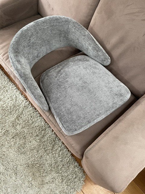Eetkamerstoel (deel) LIV van Leen Bakker - nieuw, Huis en Inrichting, Stoelen, Nieuw, Eén, Stof, Grijs, Ophalen