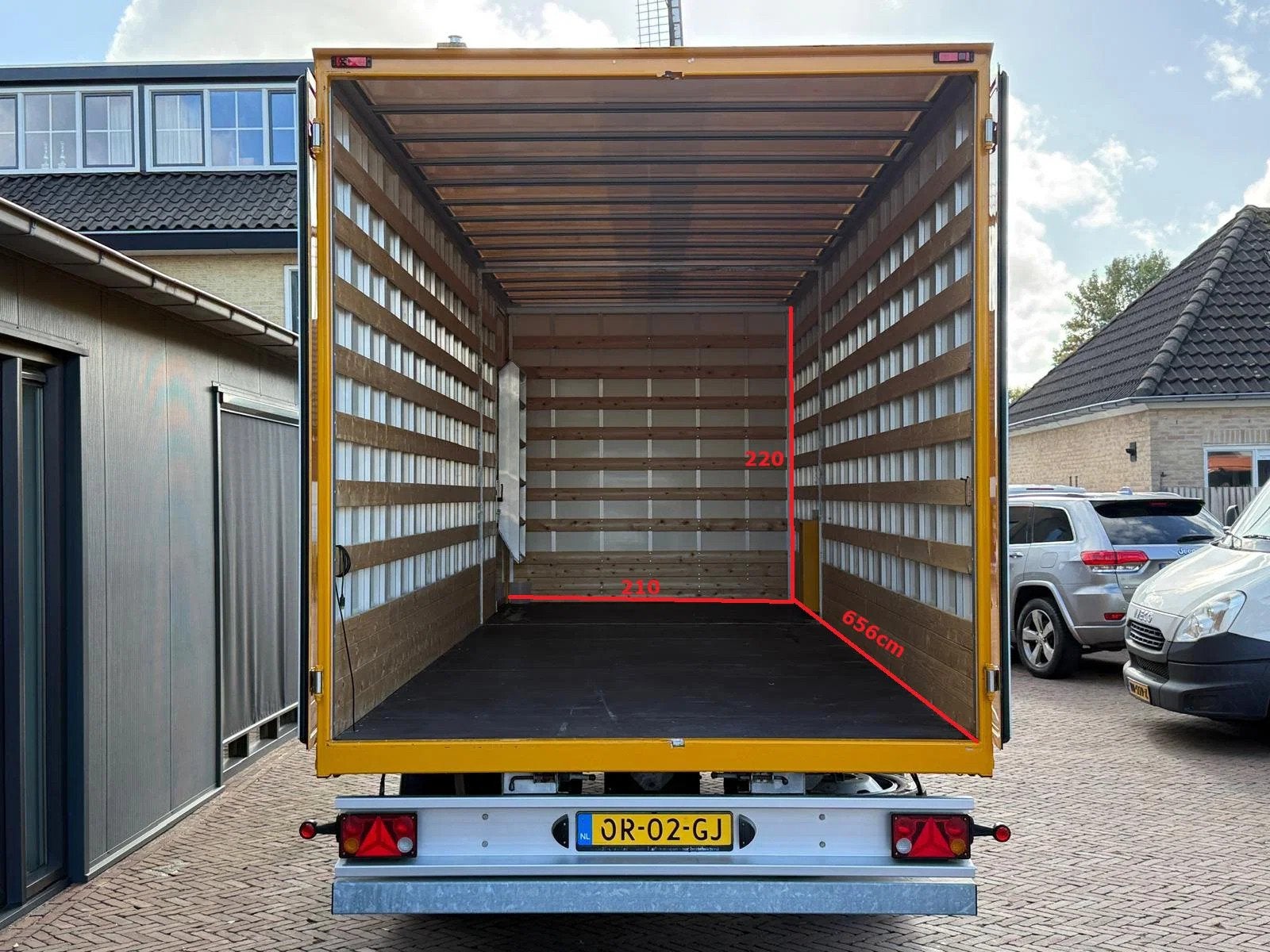 Bunk BE-COMBI Be Oplegger 7 TON Nieuwstaat! 656cm X 210 X 22, Auto's, Overige brandstoffen, Geel, Aanhangers en Opleggers, Te koop