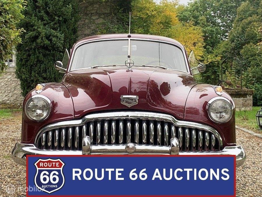 Buick Roadmaster | 1949 | Route 66 Auctions, Autos, Achat, Entreprise, Boîte manuelle, Autre carrosserie