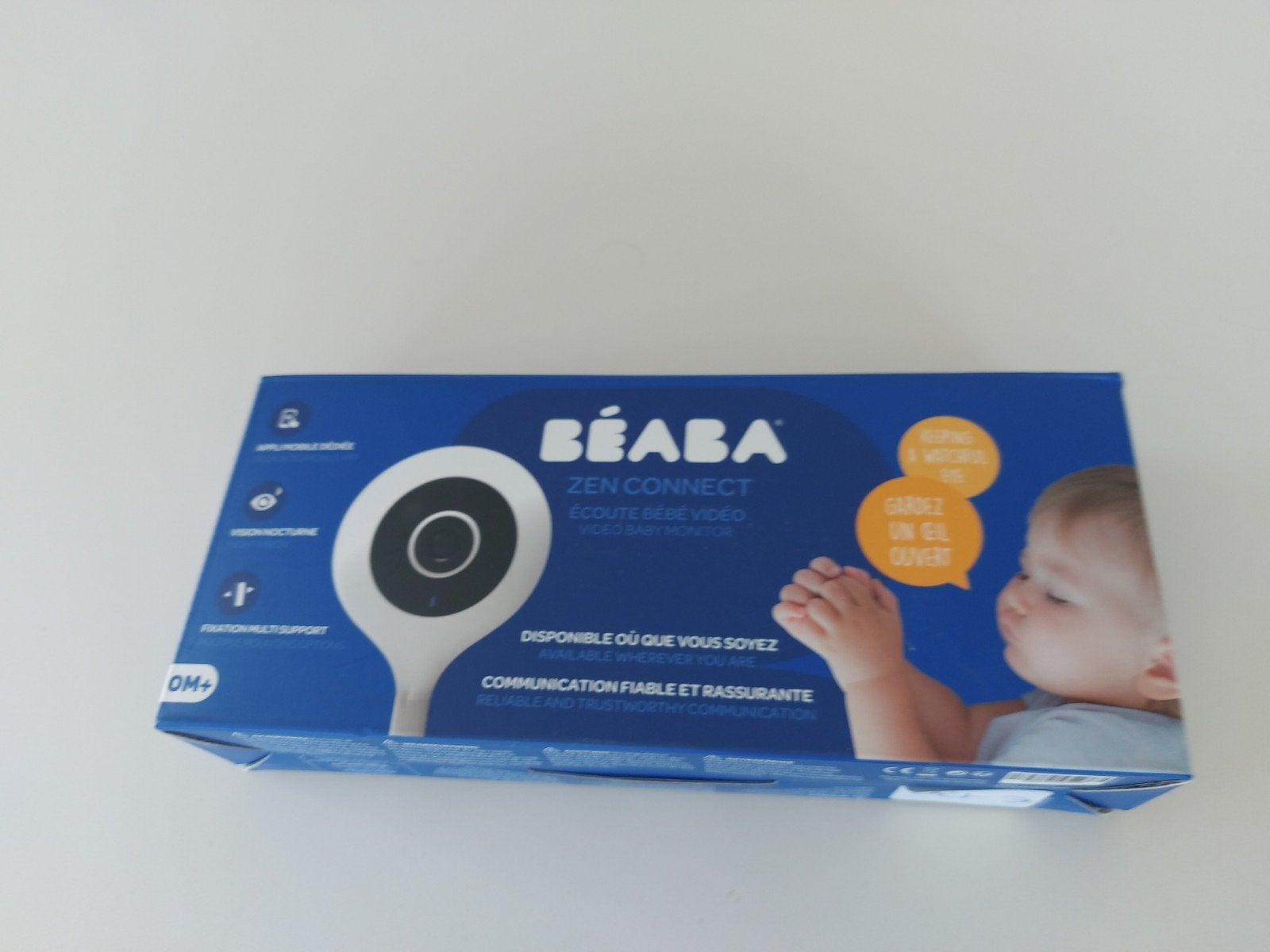 zen connect babyfoon béaba met camera, Kinderen en Baby's, Ophalen of Verzenden, Zo goed als nieuw, Camera