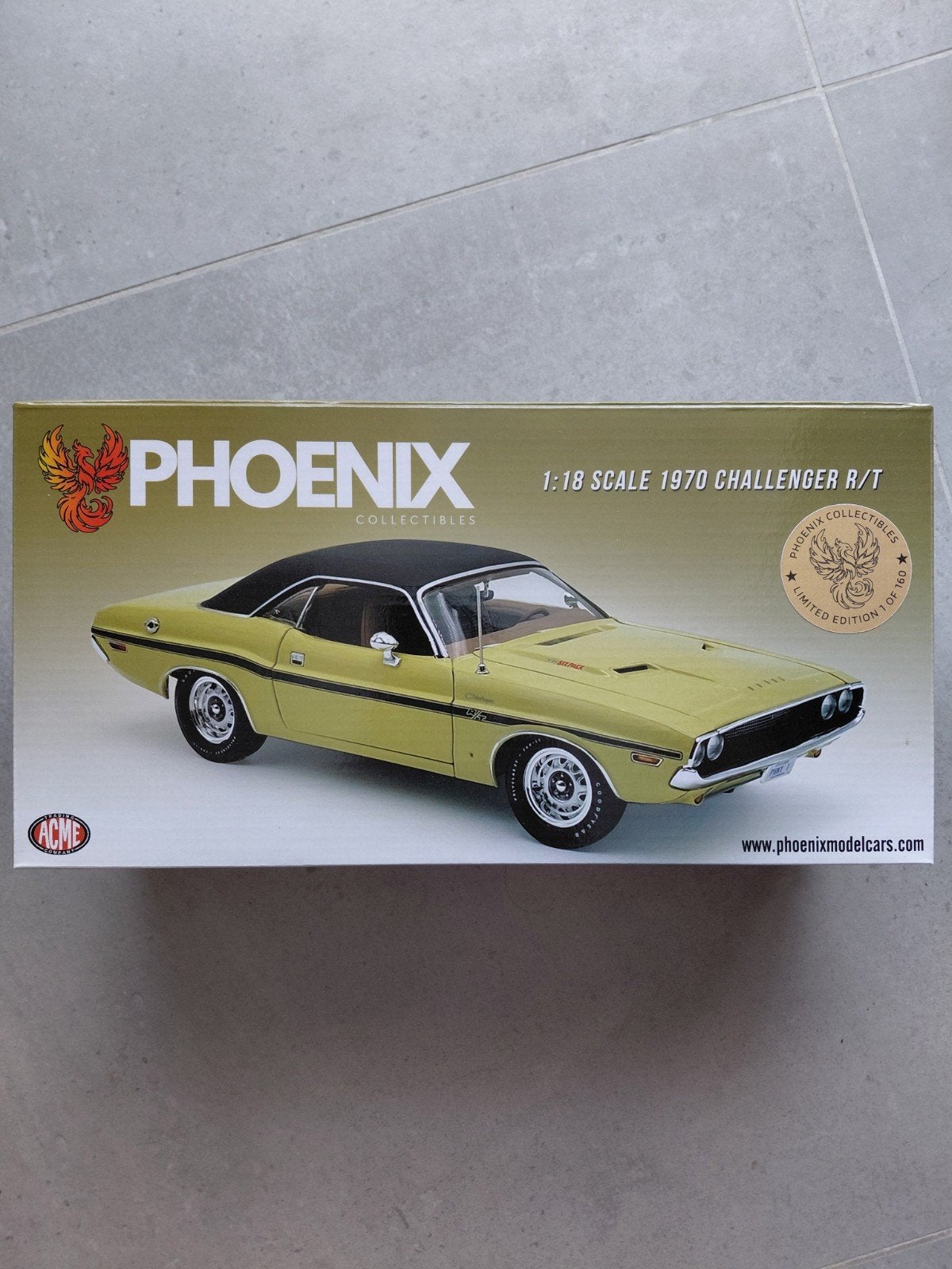 1970 Dodge Challenger R/T 1 van 160, Hobby & Loisirs créatifs, Voitures miniatures | 1:18, Enlèvement ou Envoi, Neuf, Voiture