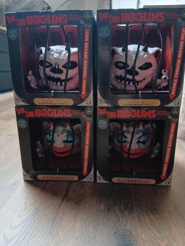 4 x boglins, Enlèvement