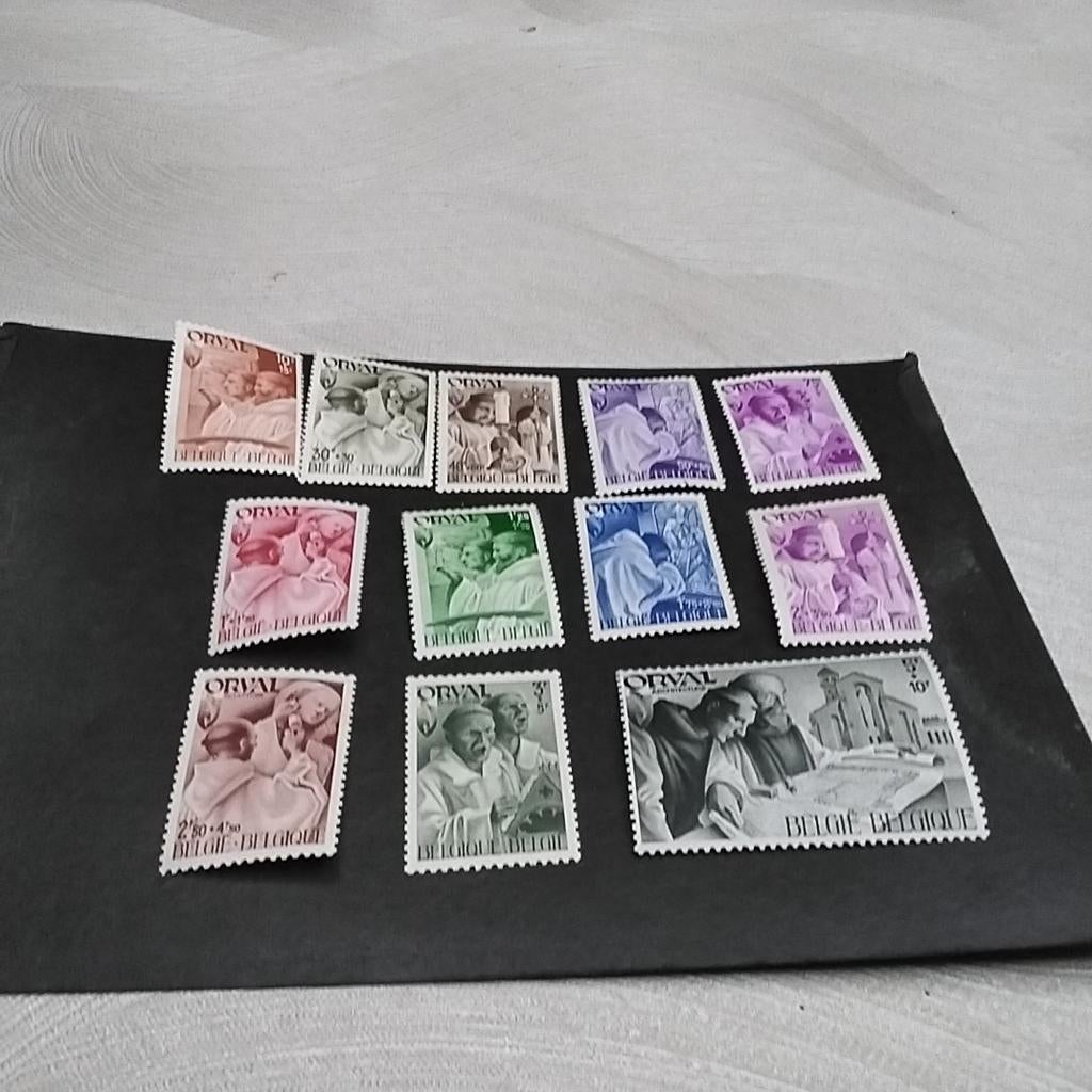 Charnière BELGIUM 556/567 avec coteau 15,00€, Enlèvement ou Envoi