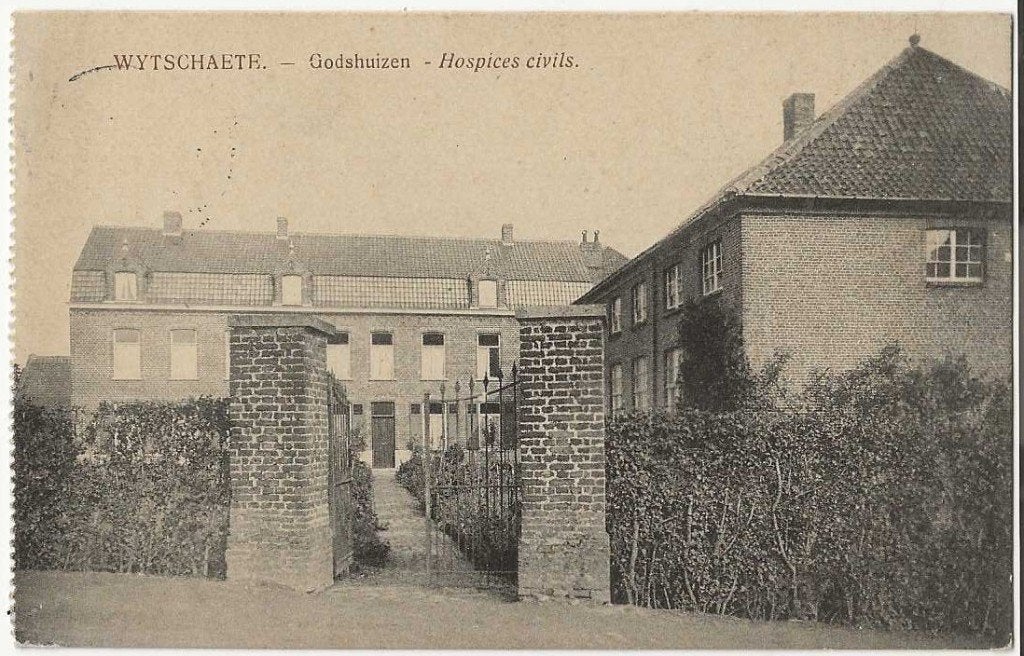 Wytschaete, Ophalen of Verzenden, Voor 1920, Gelopen, West-Vlaanderen