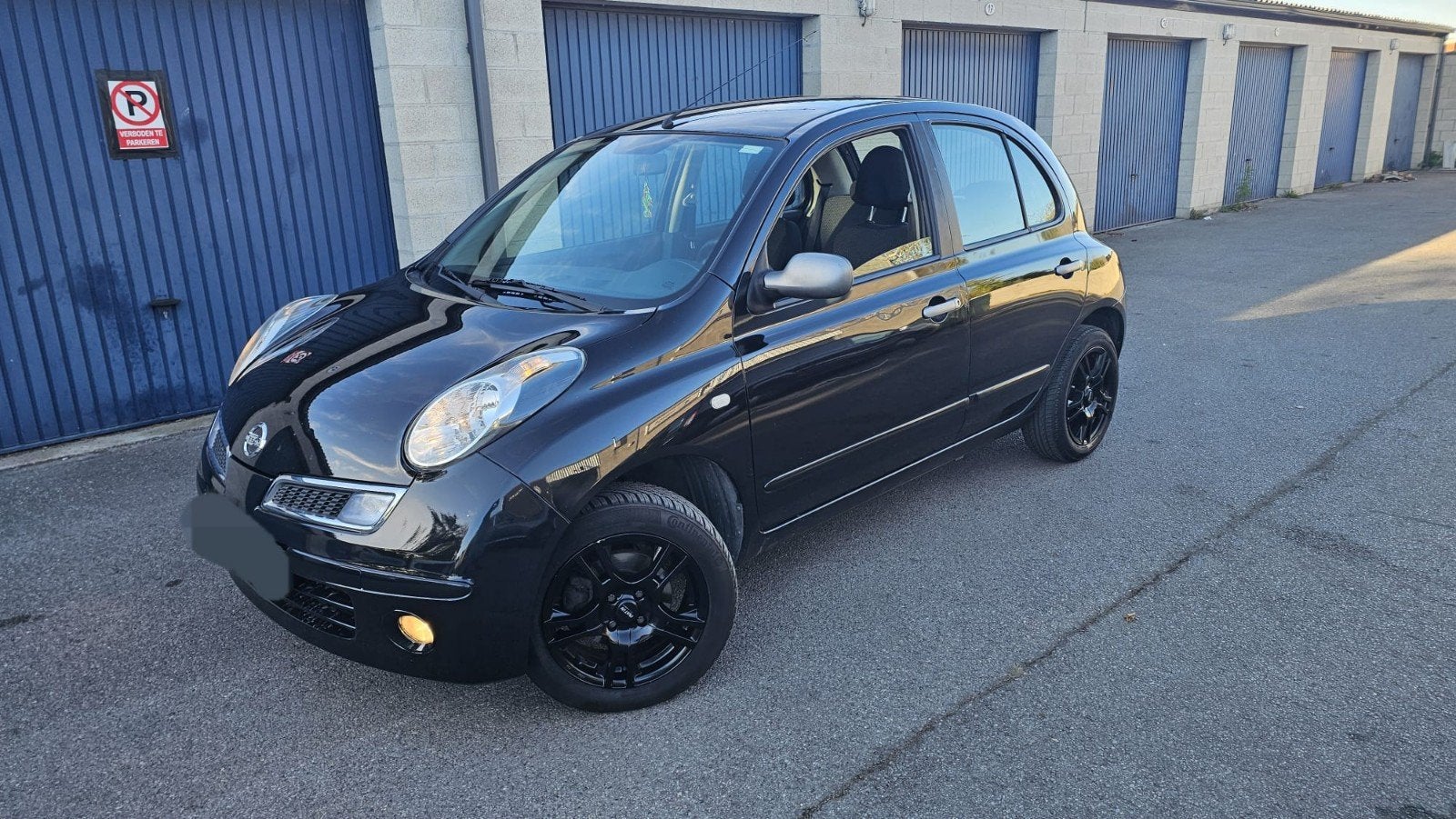 Nissan Micra Z5 1.2 Airco, Gekeurd, Auto's, Zwart, Micra, Handgeschakeld, 5 deurs