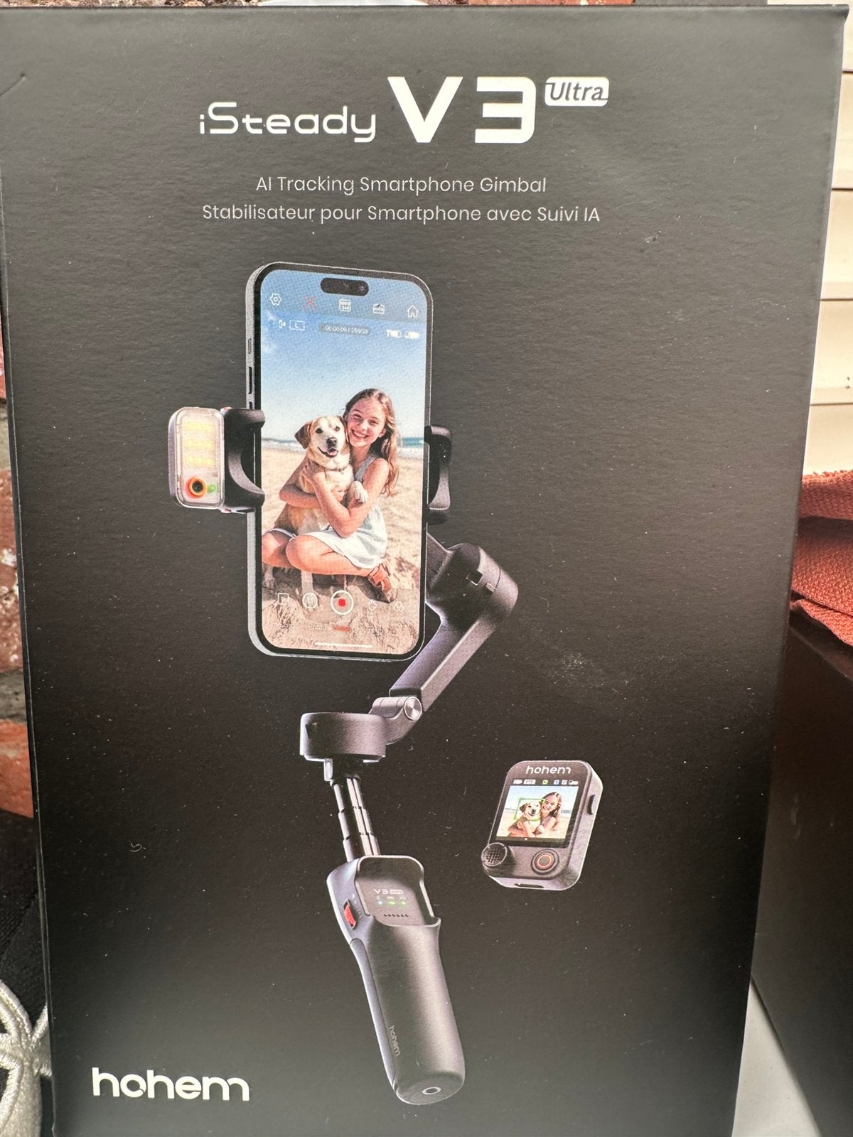 Hohem iSteady V3, Ophalen, Zo goed als nieuw, Gimbal, Afstandsbediening