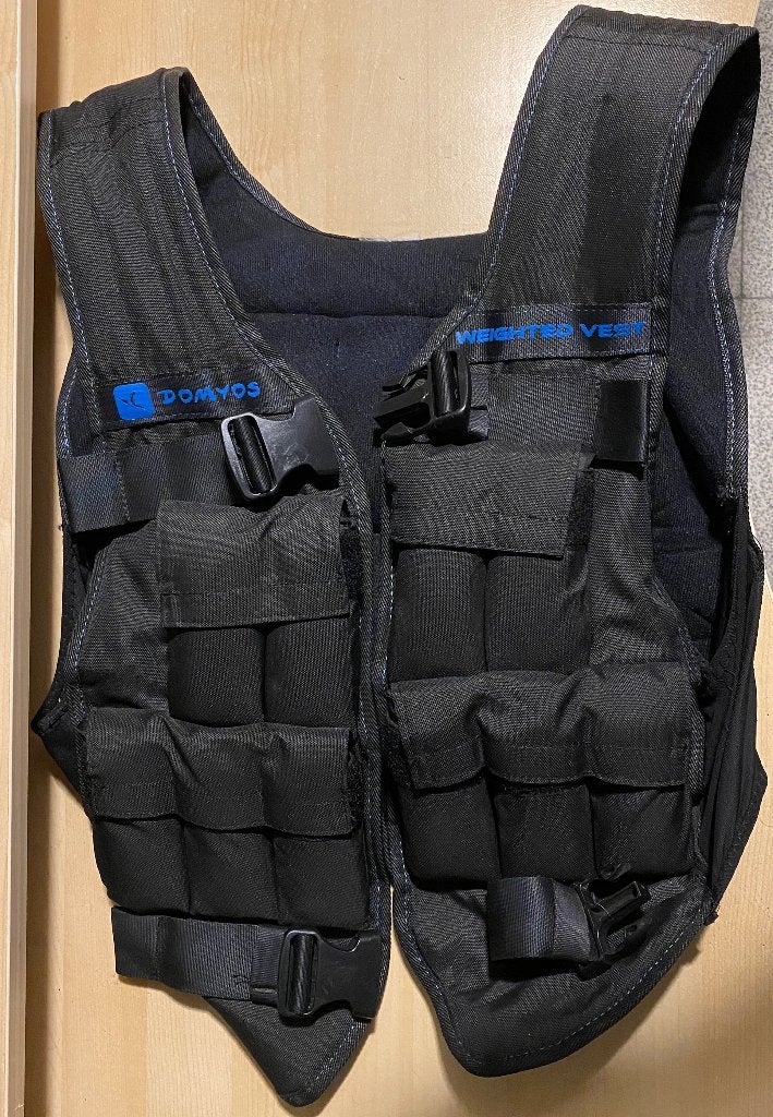 Fitness - Domyos - Weight vest - Veste lestée, Enlèvement, Utilisé, Jambes, Ceinture d'haltères