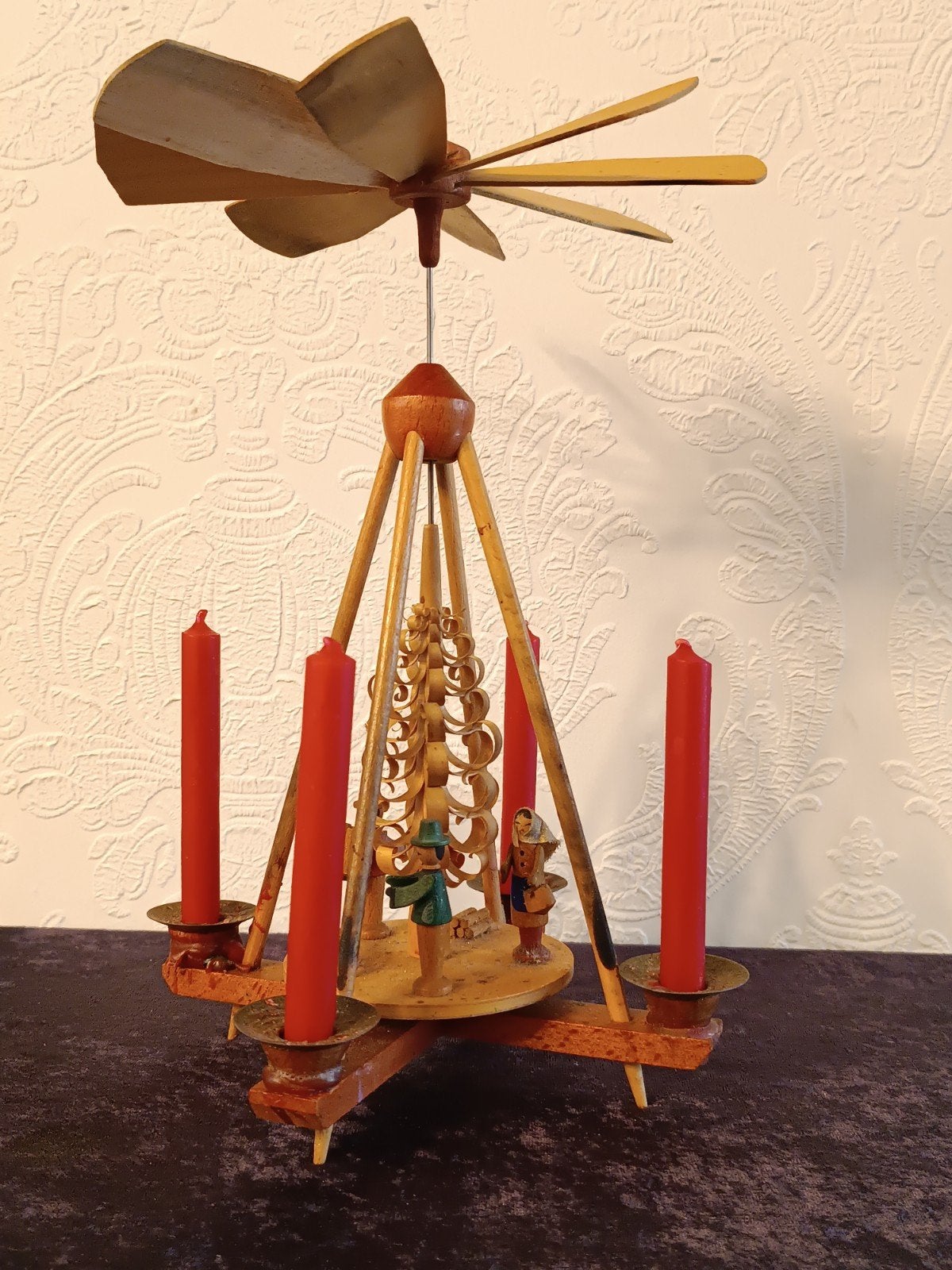 Antieke Weihnachts Pyramide Kerst j 50, Diversen, Ophalen of Verzenden, Gebruikt