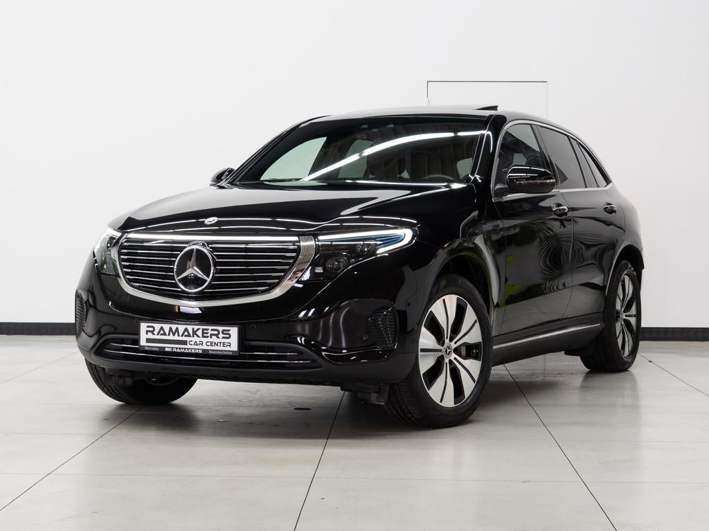Mercedes-Benz EQC 400 4M Schuifdak Burmester Carplay KEYLESS, Auto's, Automaat, Gebruikt, Zwart, 408 pk