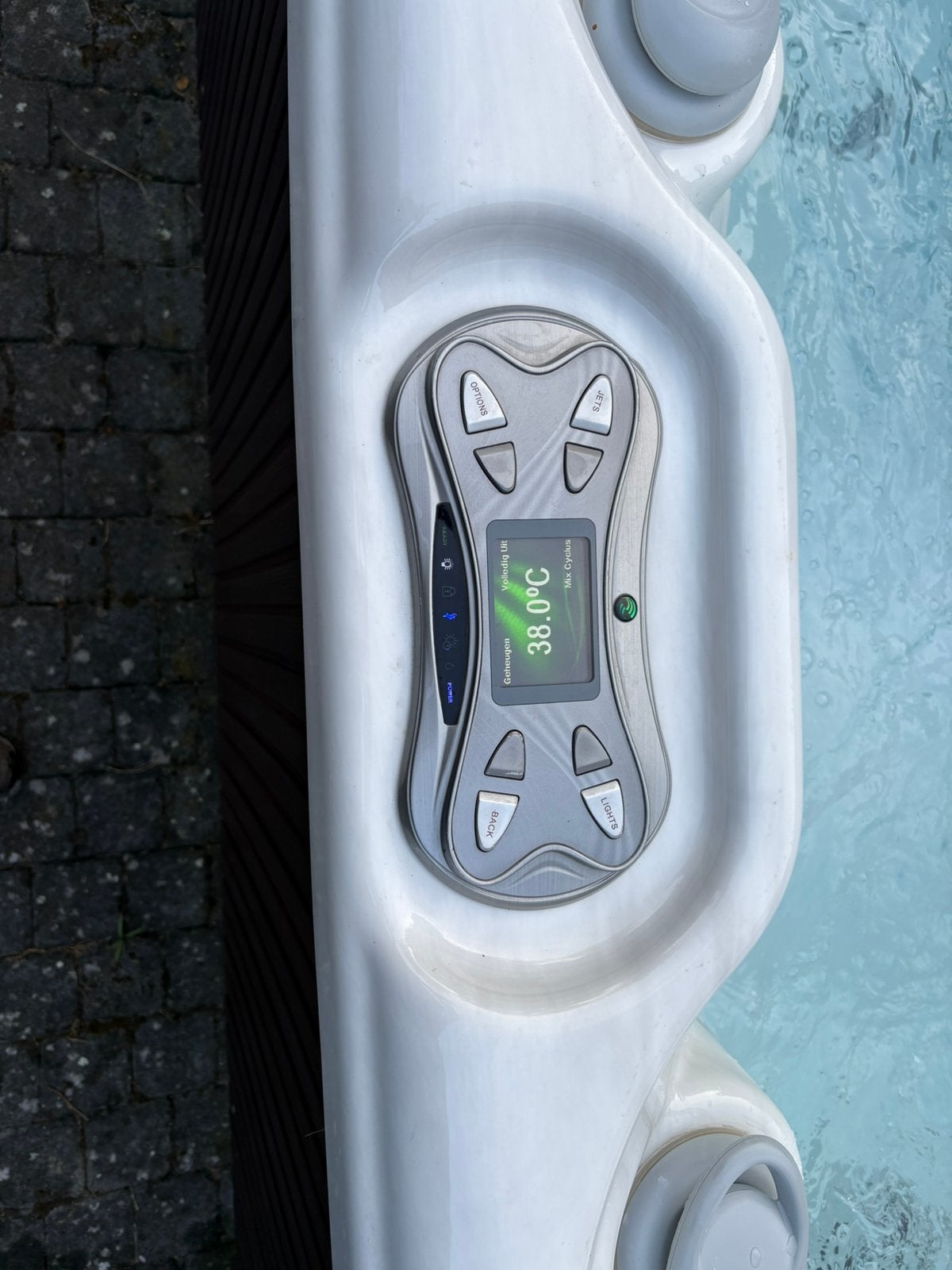 Hotspring Envoy, Jardin & Terrasse, Bains à remous et Spas, Utilisé, Fixé, Couverture, Filtre, Pompe, Escalier, Enlèvement