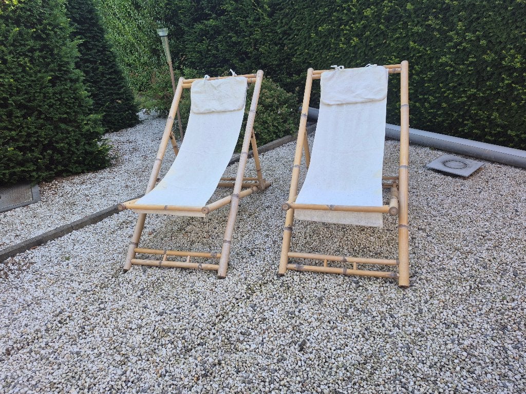 Ligstoelen, Jardin & Terrasse, Chaises de jardin, Enlèvement, Utilisé, Ajustable