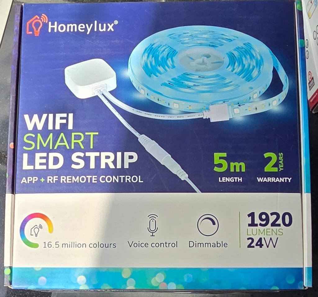 Homeylux WiFi Smart LED Strip – RGB – Nieuwstaat 3 stuks, Enlèvement ou Envoi