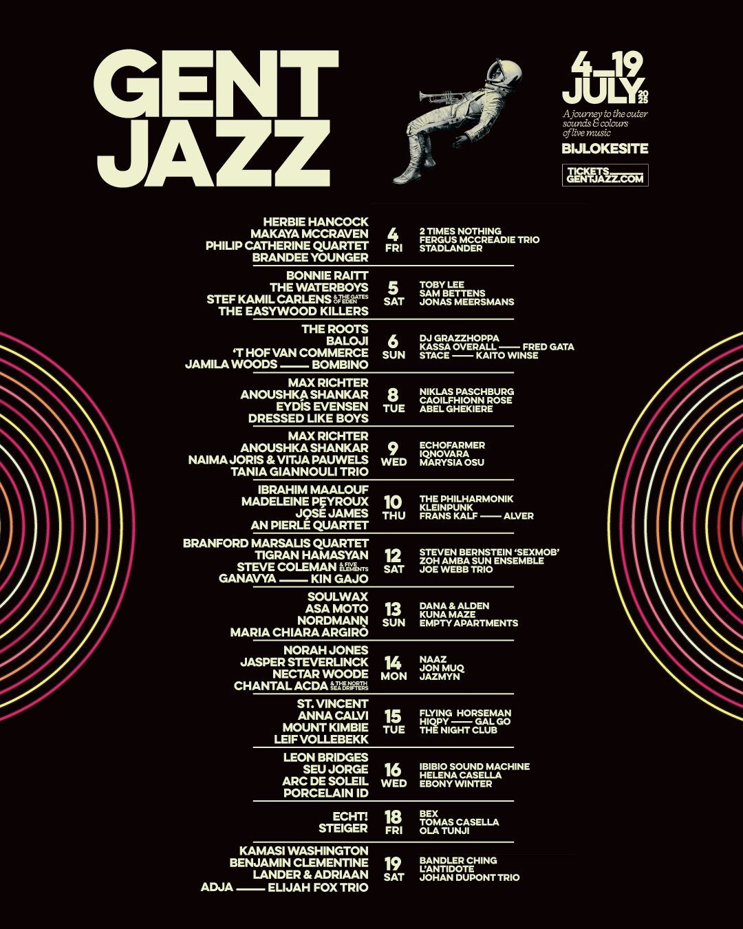 2 tickets Gent Jazz vrijdag 17/7, Tickets en Kaartjes, Twee personen