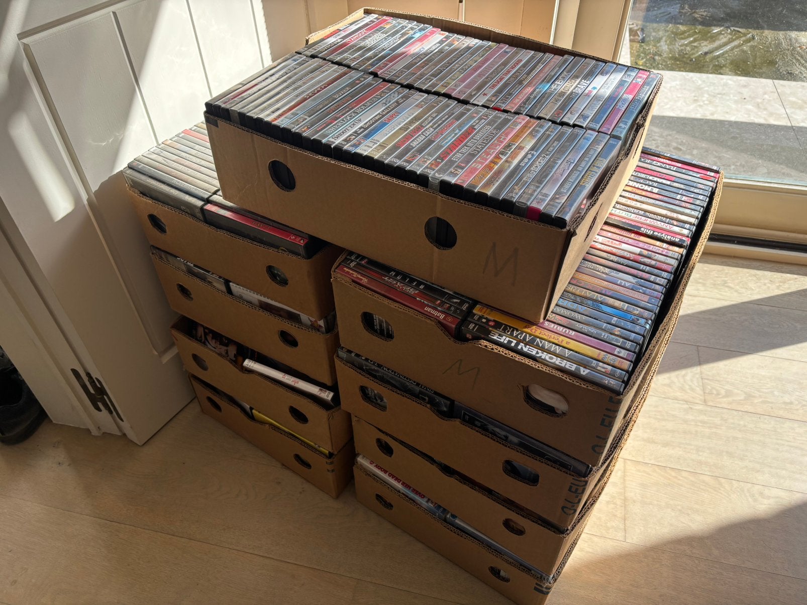 DVD collectie + 550 films, Cd's en Dvd's, Ophalen, Gebruikt