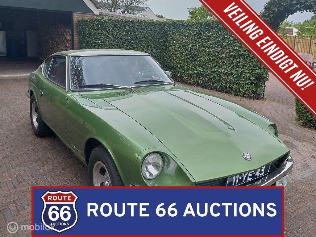 Datsun 260Z | 1974 | Route 66 Auctions, Auto's, Overige merken, Zwart, Bedrijf, Handgeschakeld