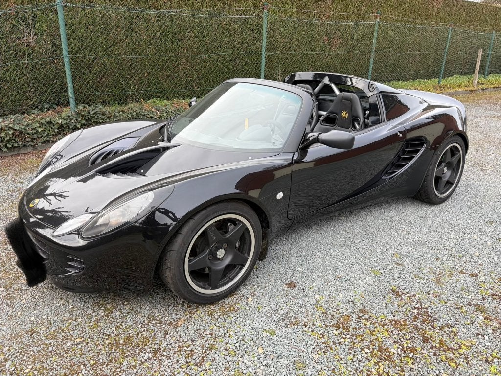 Lotus Elise K20 Honda motor swap Supercharged Exige Circuit, Auto's, Dealer onderhouden, Achterwielaandrijving, Zwart, 4 cilinders
