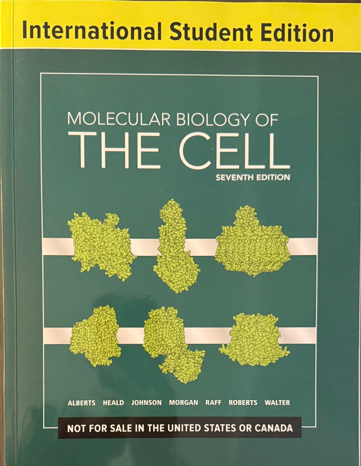 Molecular biology of the cell, Enlèvement ou Envoi, Comme neuf