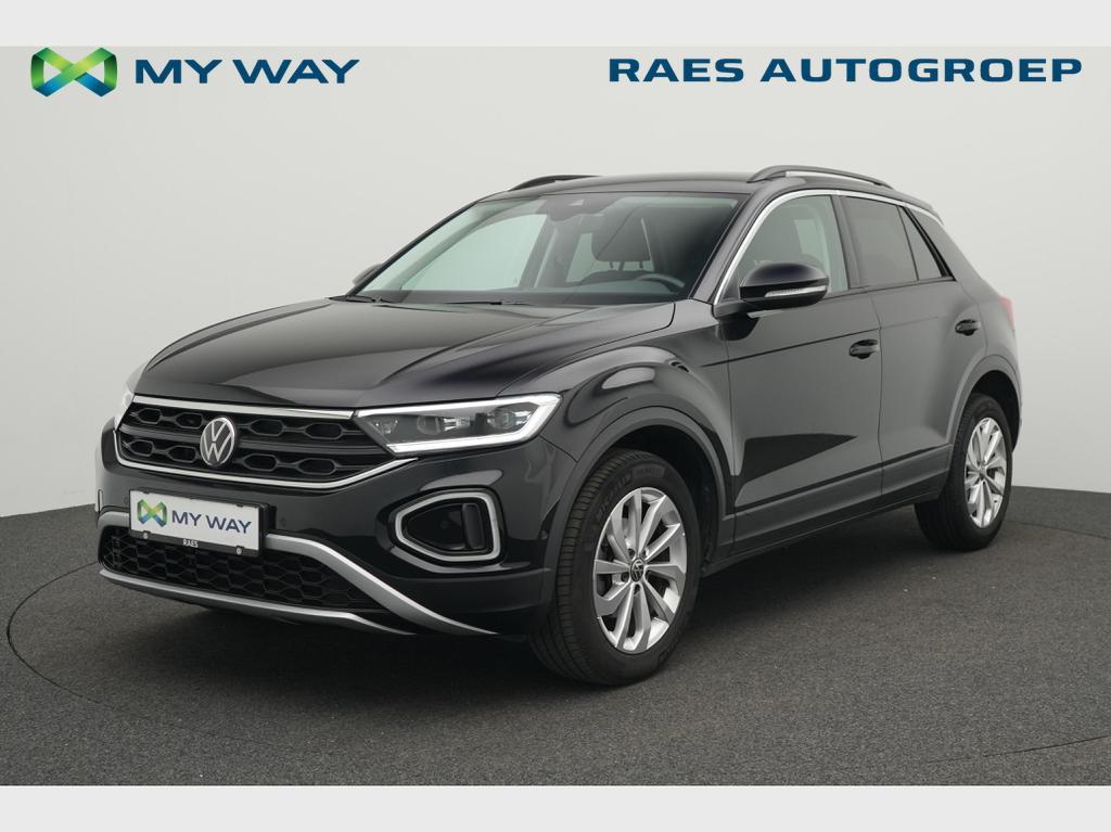 Volkswagen T-Roc T-Roc 1.0 TSI Life Business, Auto's, Volkswagen, 135 g/km, Airbags, Zwart, Handgeschakeld