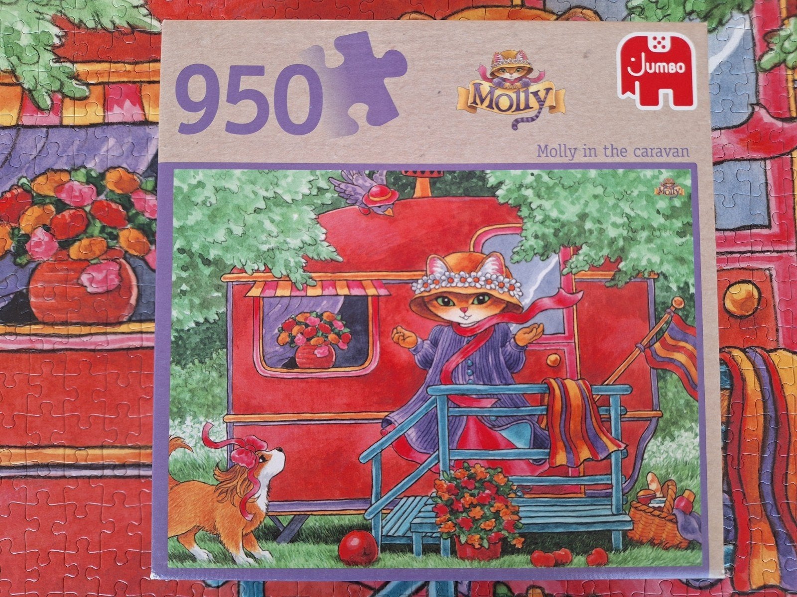 Puzzel Jumbo 950 stukjes, Ophalen, 500 t/m 1500 stukjes, Zo goed als nieuw, Legpuzzel