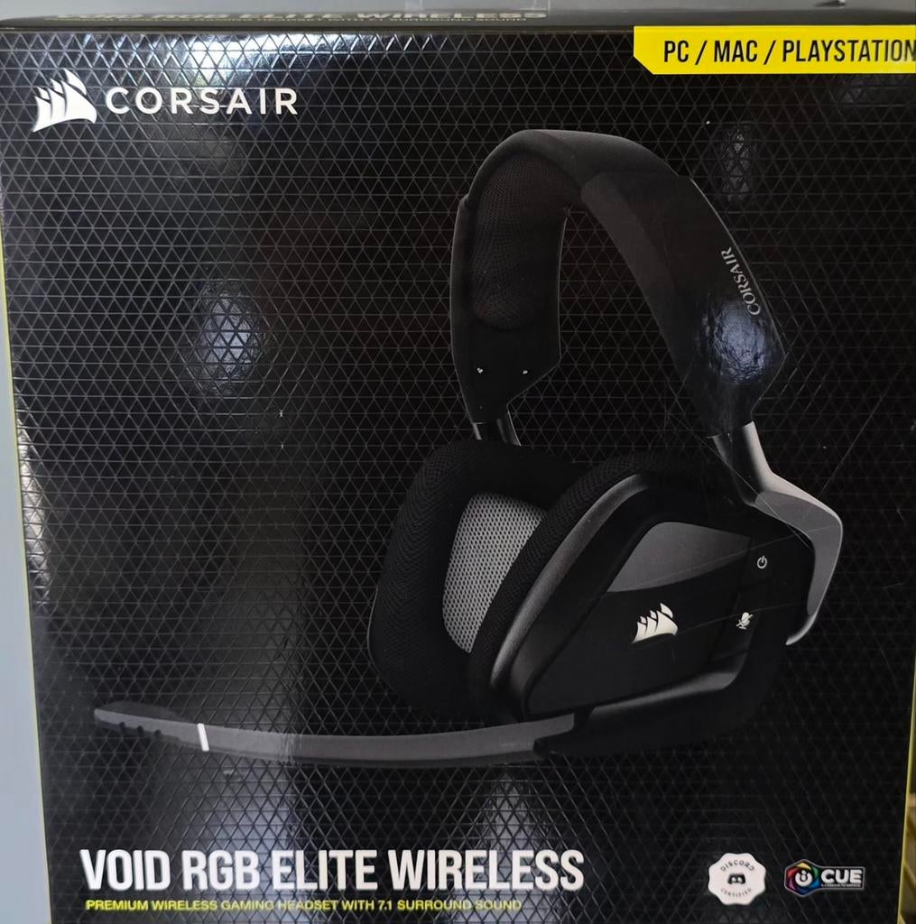 Casque gaming sans fil Corsair Void RGB Elite, Enlèvement, Sans fil