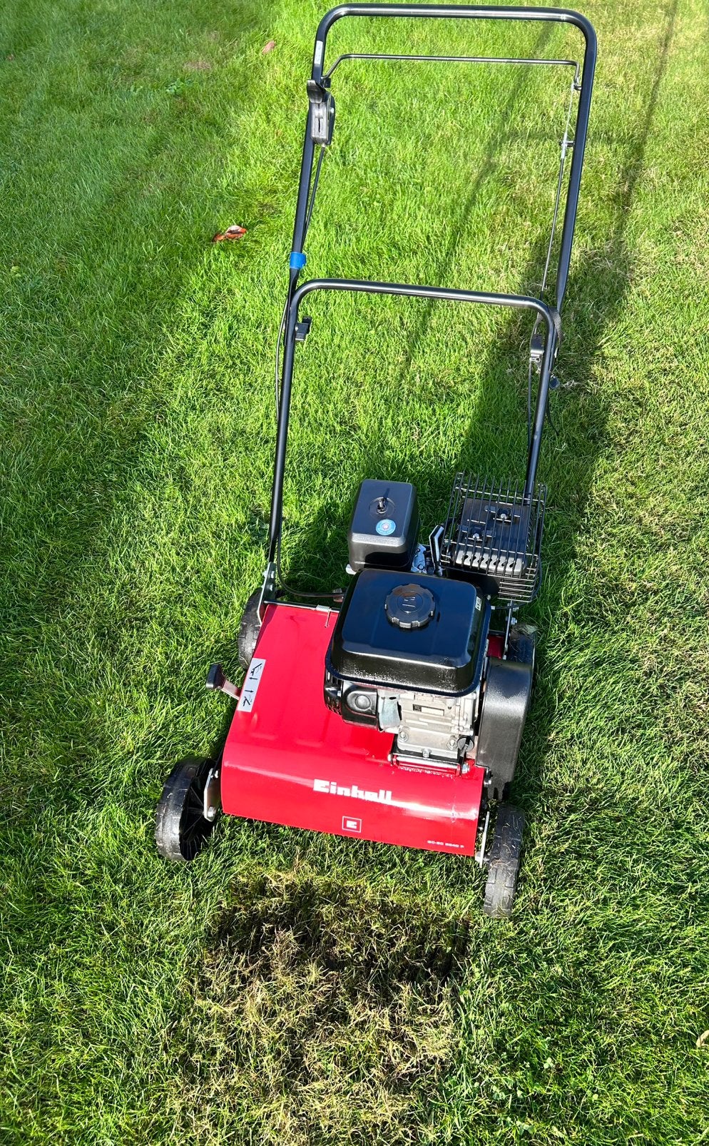 Einhell GC-SC 4240 P Benzine Verticuteer / Onderhoud Gehad!, Ophalen, Zo goed als nieuw, Benzine