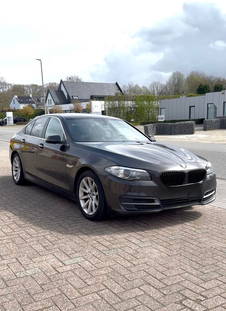 Bmw 525d 2014 euro6b 2 liter, Auto's, BMW, Automaat, Euro 6, Bruin, Bruin