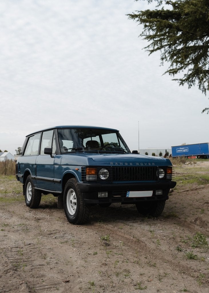 Range Rover Classic 3-deurs 2.4 VM – 1986, Autos, Achat, Beige, Boîte manuelle, Tissu