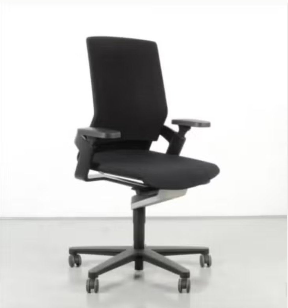 ergonomische bureaustoel wilkahn, Enlèvement, Utilisé, Noir, Chaise de bureau