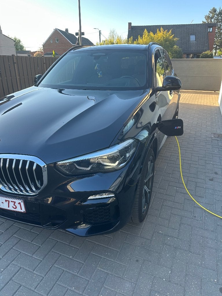 BMW x5 45e, Auto's, BMW, Automaat, Parkeerassistent, Monovolume, Zwart