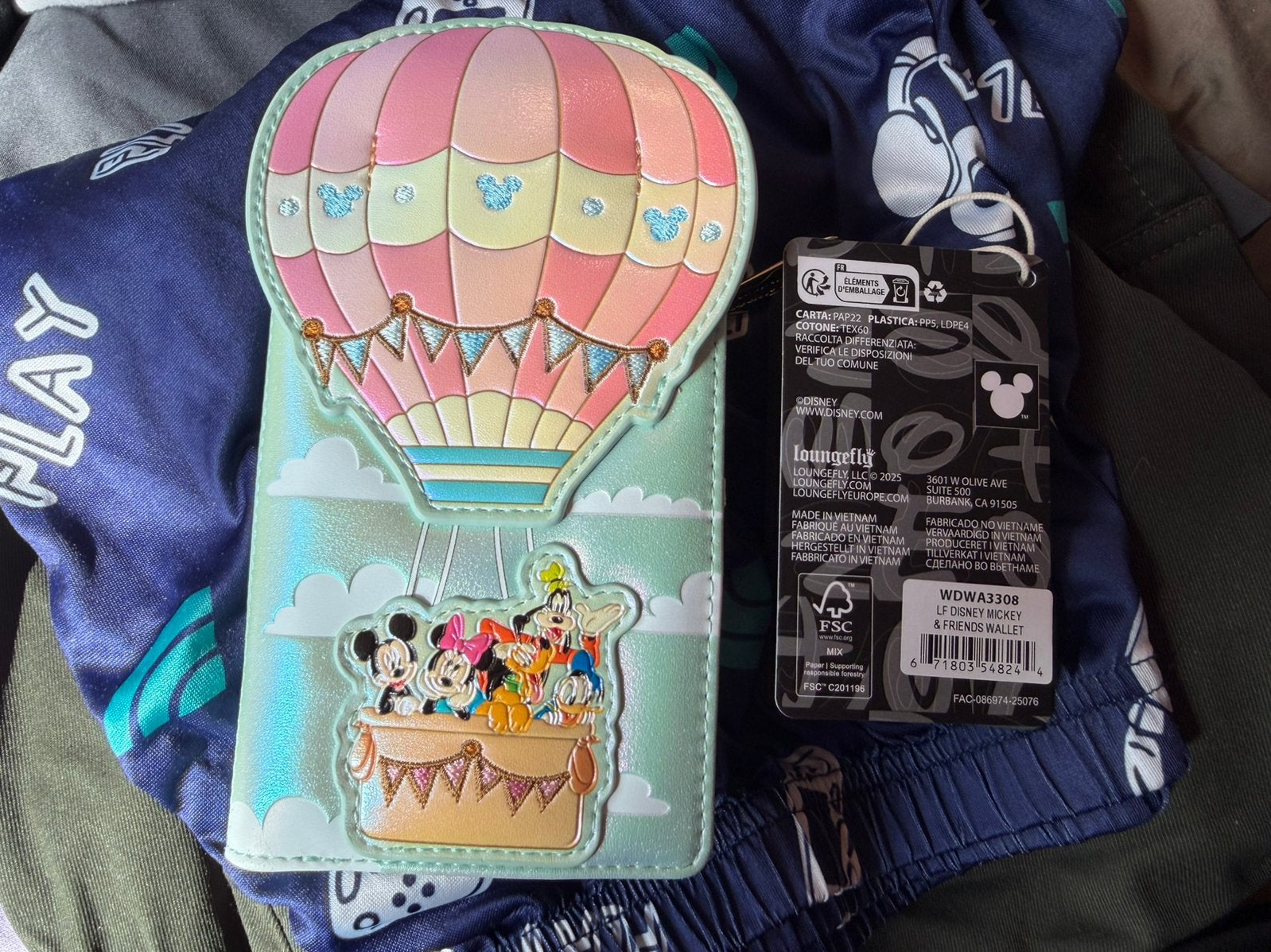 Loungefly Mickey & Friends portemonnee, Autres marques, Enlèvement ou Envoi, Moins de 25 cm, Neuf