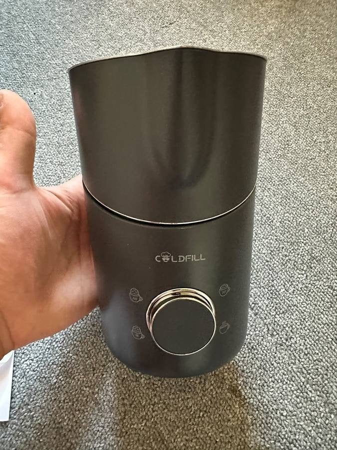 COLDFILL Elektrische Melkopschuimer 8-in-1, 400ml, Ophalen of Verzenden, Zo goed als nieuw, Elektrische melkopschuimer