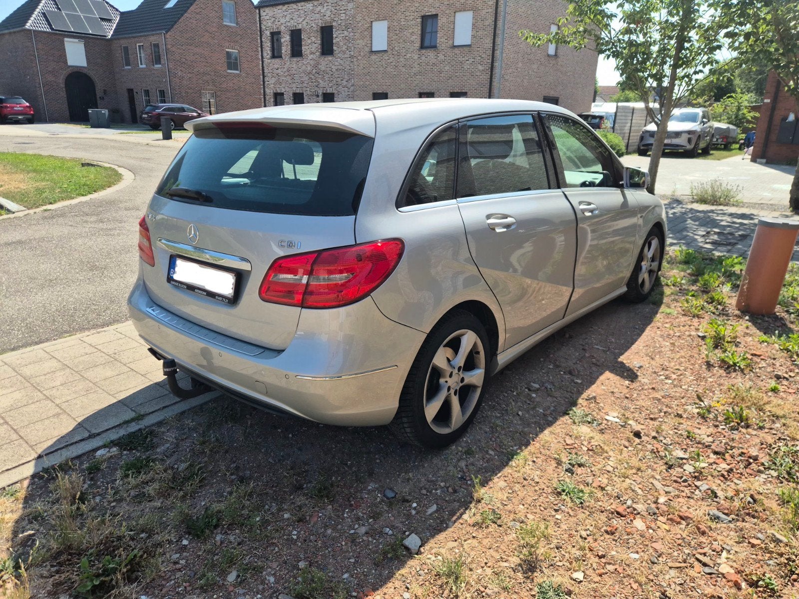 Mercedes-Benz B180 cdi, Auto's, Zwart, Leder en Stof, Parkeersensor, 5 deurs