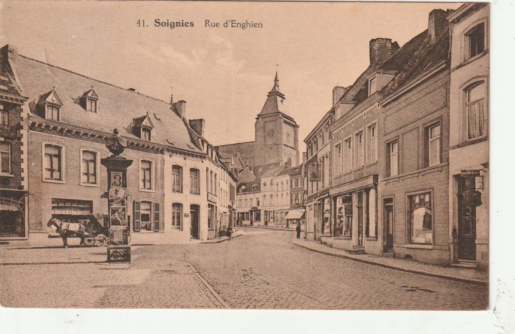 Soignies : Rue d'Enghien, Collections, Envoi