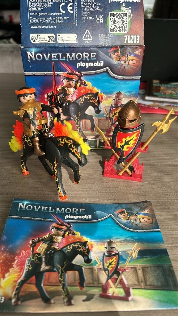 novelmore vuurridder playmobil 71213, Enfants & Bébés, Jouets | Playmobil, Enlèvement ou Envoi, Autres séries, Comme neuf, Kit complet