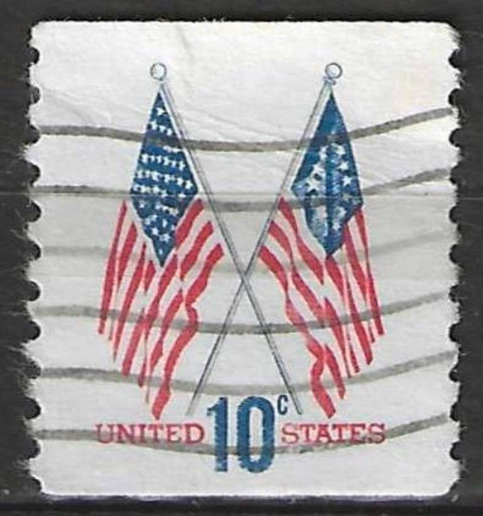 États-Unis 1973 - Yvert 1009 - Drapeaux américains (ST), Envoi, Affranchi