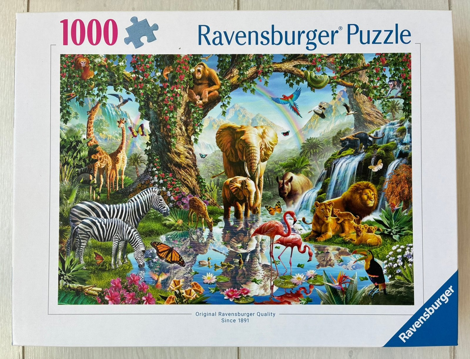 Puzzel Ravensburger Avonturen in de Jungle, Hobby en Vrije tijd, Ophalen, Zo goed als nieuw